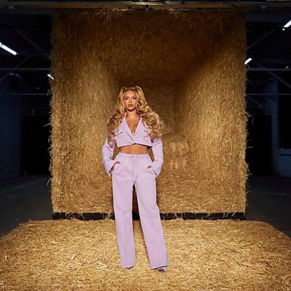 Adidas Ivy Park purple suit 4x